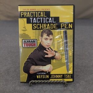Practical Tactical Schrade Pen DVD Waysun Johnny Tsai Self Defense Training New